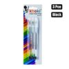 Creativia - Pen ball point 3pce black