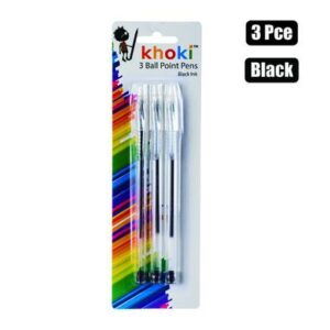 Creativia - Pen ball point 3pce black