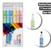 Creativia - Khoki Colour Laying Dual Tip Markers - 12-Piece Set