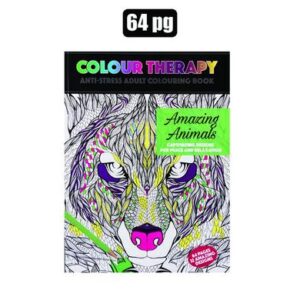 Creativia - Colour Therapy – 64 page Adult colouring book