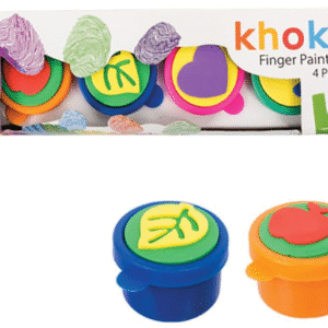 Creativia - Khoki - Finger paint set - 4 Pieces