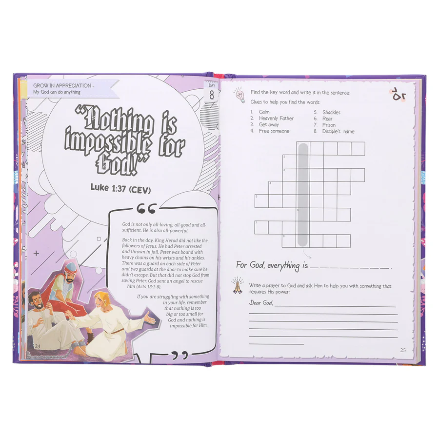 Creative Bible Crash Course Boys Edition: With 40 Different Devotions to Grow in Faith HC - Image 3