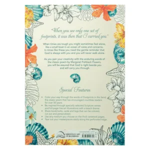 Alternative view of Footprints In The Sand Coloring Book (Paperback)