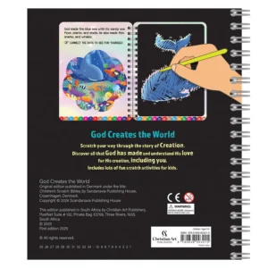 Alternative view of God Creates the World Children's Scratch Bible (Spiral-Bound)