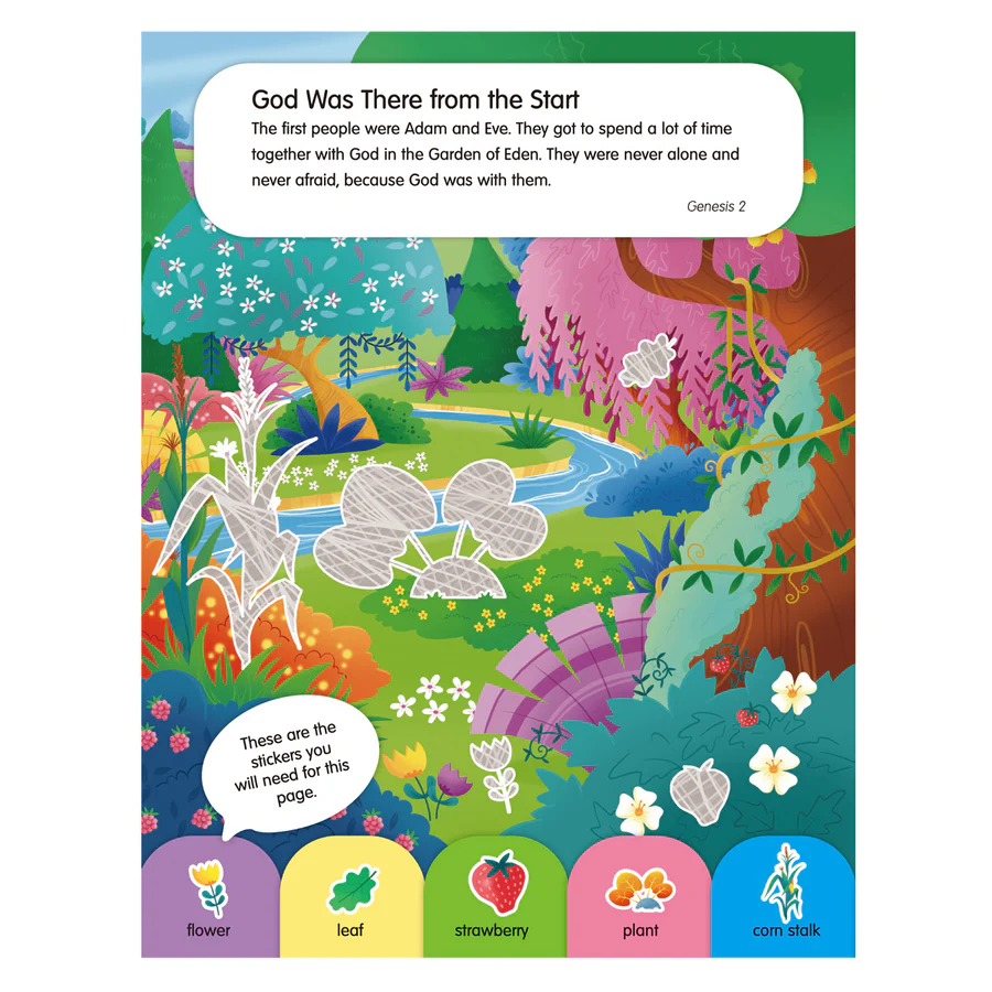 God and Me - Sparkly Sticker Bible (Paperback) - Image 3