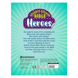 Alternative view of Heroes - Sparkly Sticker Bible (Paperback)