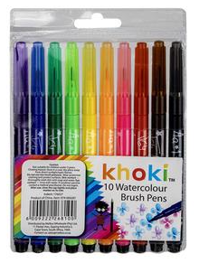 Creativia - Khoki – 10 Watercolour brush pens