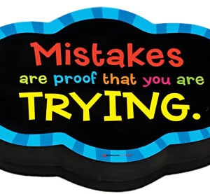 Creativia - Magnetic whiteboard duster with saying