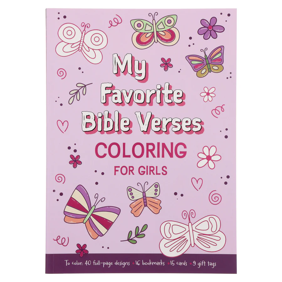 My Favorite Bible Verses Coloring for Girls (Paperback)