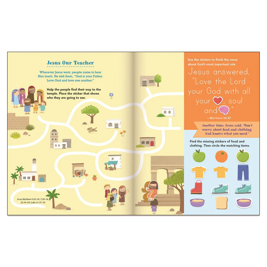 Say And Pray Bible Easter Sticker And Activity Book (Paperback) - Image 3
