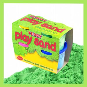 Teddy Play Sand 300g Dinosaur Set