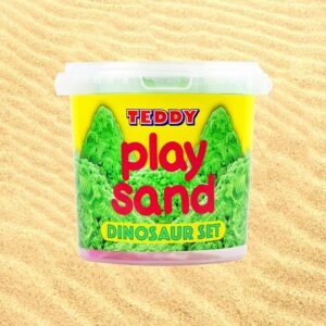 Teddy Play Sand 500g Dinosaur Set