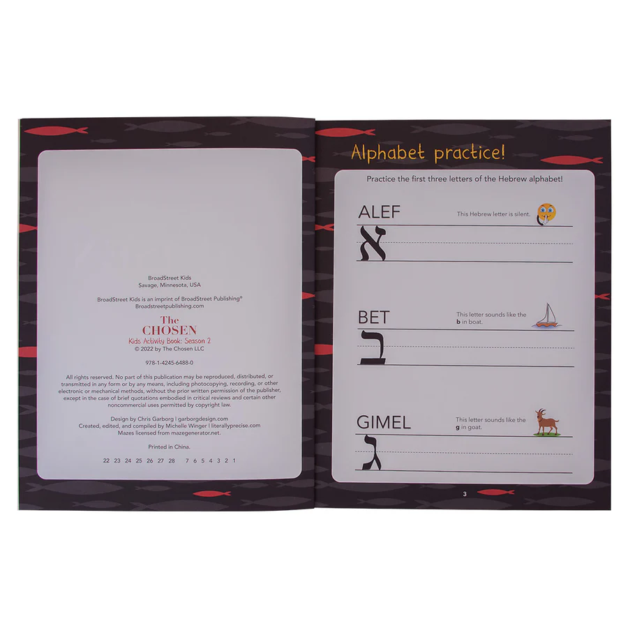 The Chosen Kids Activity Book: Season Two (Paperback) - Image 2