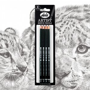 4 Piece Artist Sketch Pencils