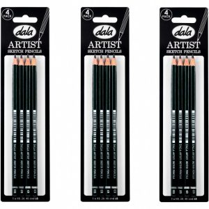 Alternative view of 4 Piece Artist Sketch Pencils