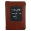 2026 Executive Diary - Daily Planner - The Lord is My Strength - Faux Leather with Zip