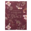 A Garland of Grace Floral Burgundy Coloring Book (Paperback)4