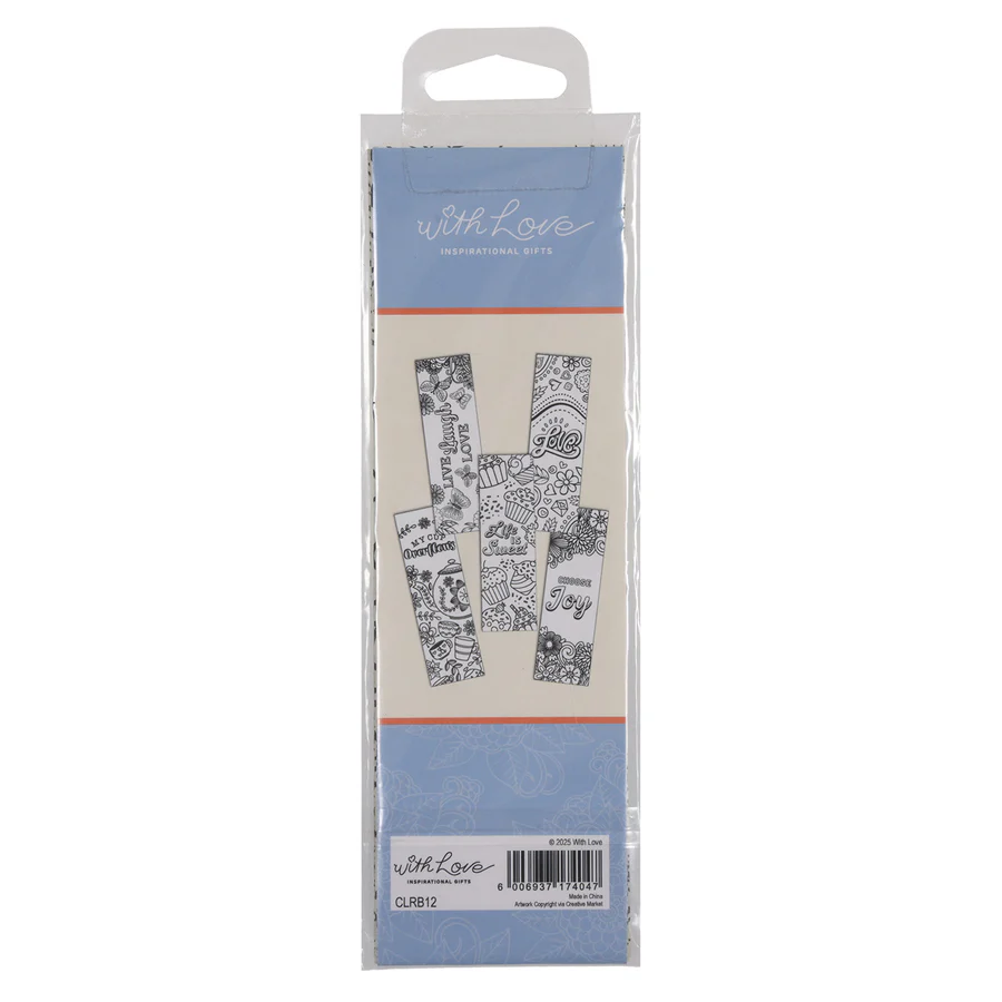 Choose Joy Five-Piece Coloring Bookmark Set