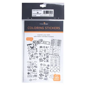 Coloring Stickers For Bible Journaling Set Of 6 Sticker Sheets2
