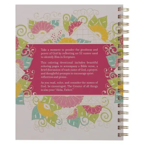 Alternative view of Coloring the Names of God Coloring Book (Spiral-Bound)